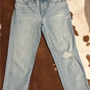 Madewell mid rise classic straight
